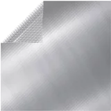 vidaXL Pokrivalo za bazen srebrno 488x244 cm PE
