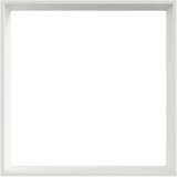 vidaXL Robovi trave Bela 50 x 50 x 13 cm Jeklo | Shoptok.si