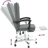  Uredski naslonjač od tkanine tamnosivi | shoptok.hr