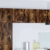 Viseći ormarić Riga Dimljeni hrast i bijela 40 x 31 x 40 cm Cijene