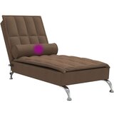  Masažni počivalnik z vzglavnikom rjavo blago - Masažni Počivalnik, (21660679) | Shoptok.si