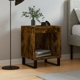  Noćni ormarić boja hrasta 40 x 35 x 50 cm od konstruiranog drva | shoptok.hr