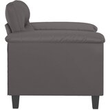  Fotelja siva 60 cm od umjetne kože | Shoptok.si