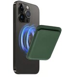 Oem Kožni Mag Wallet magnetni novčanik tamno zelene boje | shoptok.hr