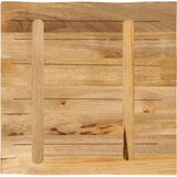 Stolna ploča sa živi rub 60x60x2,5 cm masivno grubo drvo manga | shoptok.hr