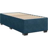 Box spring krevet s madracem plavi 80 x 200 cm baršunasti | shoptok.hr