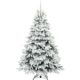 vidaXL Umestno božično drevo med 300 LED Zelena 210 cm PE in PVC | Shoptok.si