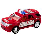  Policijski avto za igro s prikolico in dodatnim vozilom - rdeče/črno | Shoptok.si