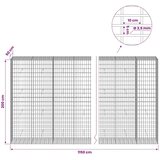  Gabion s žicom debljine 3 5 mm i mrežom 5x10 cm 1150x50x200 cm - 50 cm 200 cm 1150 cm | shoptok.hr