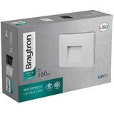 Braytron zidna rasvjeta led 3W 160lm 3000K IP65 vekta-b wls crna četvrtasta | shoptok.hr