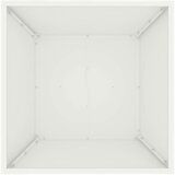  Vrtna saksija Bijelo 50 x 50 x 15 cm Čelična vrata | shoptok.hr
