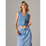 Sinsay Midi suknja od trapera s pojasom | shoptok.hr