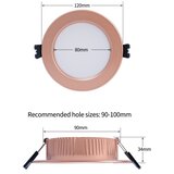  Immax NEO 07330L - prigušiva LED ugradna svetiljka DOWN / 12W / 230V / Wi‑Fi Tuya / prečnik 12 cm / ružičasta | Eponuda.com
