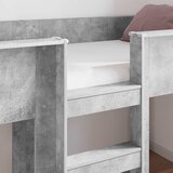 Krevet na kat za djecu s pohranom Betonski sivi 80 x 200 cm | shoptok.hr