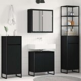  Set namještaja za kupaonicu Zidne Crni hrast Konstruirano drvo | shoptok.hr