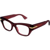 Bottega Veneta BV1152O 003 ONE SIZE (51) Rdeča/Kristalna Cene