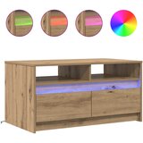  Kava Stol S LED lampica Umjetnička hrastovina 90 x 50 x 45 cm | shoptok.hr
