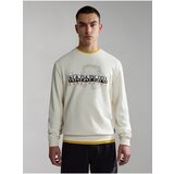 Napapijri Men's Cream Sweatshirt Iceberg - Men's Cijene