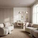  Luster na lanku SVEN 2xE27/15W/230V krem boje | Eponuda.com