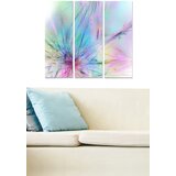 Wallity MDF1022206 multicolor decorative mdf painting (3 pieces) Cene