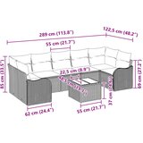  Set sofe 8 kom. 7-Broj sjedala Siva poliratan | shoptok.hr