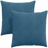 vidaXL Blazine za kavč 2 pcs Modra 80 x 80 cm Žametna tkanina, (5000083757) | Shoptok.si