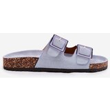 Boto Women's sandals with buckles on cork sole blue Sercele | shoptok.hr