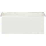  Vrtna posuda za sadnju s LED svjetlom Bijela 40 x 100 x 40 cm | shoptok.hr