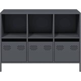  Komoda antracit 101,5x39x73,5 cm od hladno valjanog čelika | shoptok.hr