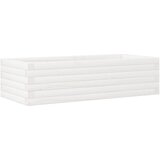 Maison Chic Vrtno cvetlično korito - Cvetlični Lonec belo 90x40x23 cm trdna borovina, (21789132) Cene