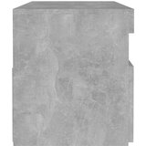 vidaXL noćni ormarić s LED svjetlima siva boja betona 60 x 35 x 40 cm | shoptok.hr