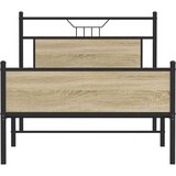  Posteljni okvir brez vzmetnice sonoma hrast 107x203 cm inž. les, (21791059) | Shoptok.si