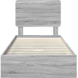  s od storage Siva Sonoma 90 x 190 cm Konstruirano drvo | shoptok.hr