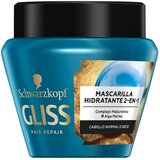 Schwarzkopf gliss maska za kosu 4u1 aqua revive 300ml cene