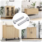  Vijak s plastičnom glavom 2 pcs Srebrno M6 x 35 mm Čelik | shoptok.hr