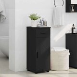 vidaXL Kupaonski ormar Crna 30 x 35 x 80 cm Konstruirano drvo | shoptok.hr