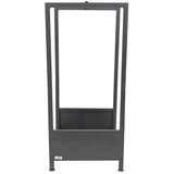  Stalak za drva 39x35x76 cm, crne boje | Eponuda.com