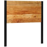 vidaXL Naglavna deska 100 cm trden akacijev les in železo, (21829609) | Shoptok.si