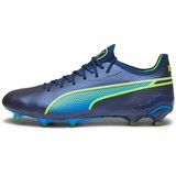 Puma Nogometni čevelj 'KING ULTIMATE' azur / temno modra / svetlo zelena | Shoptok.si