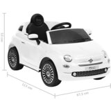  Dječji električni automobil Fiat 500 bijeli | shoptok.hr