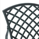  Vrtne stolice 2 kom zelene od lijevanog aluminija | shoptok.hr