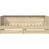  Dnevni krevet s ladicama bez madraca boja hrasta 75x190 cm | shoptok.hr