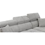 MID.YOU KOTNA SEDEŽNA GARNITURA, šenilja svetlo siva | Shoptok.si