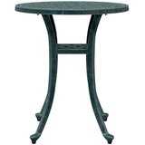  Vrtni stol zeleni Ø48x53 cm od lijevanog aluminija | shoptok.hr