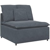  Modularna sofa s jastucima tamno siva - Tamno siva | shoptok.hr