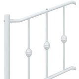  Kovinsko vzglavje belo 107 cm | Shoptok.si
