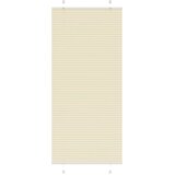  Plisirana zavjesa krem boje 95x200 cm Širina tkanine 94,4 cm Poliester | shoptok.hr