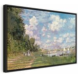  Slika - Claude Monet – The Port at Argenteuil 60x40 U crnom drvenom okviru | shoptok.hr