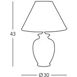  Kolarz 0014.70 - Stona lampa GIARDINO 1xE27/100W/230V, prečnik 30 cm | Eponuda.com