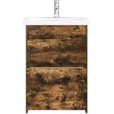  Set namještaja za kupaonicu Dimljeni hrast 61 x 40 x 84,5 cm | shoptok.hr
